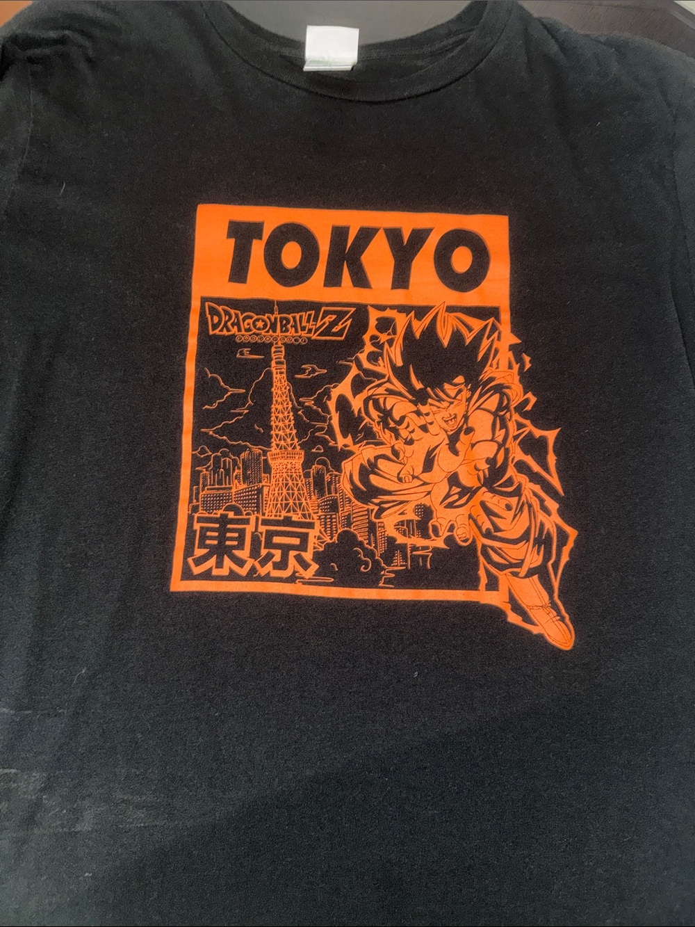 Dragon Ball Z Tokyo Graphic Tee - Black/Orange